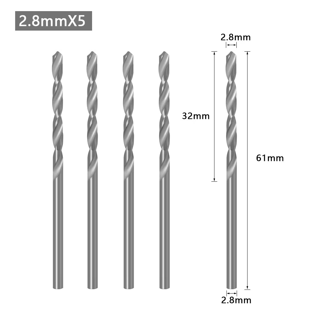 8Mm Shank HSS Woodworking Countersink Router Bit Set Screw Extractor Remon Demolition for Wood Milling Cutter