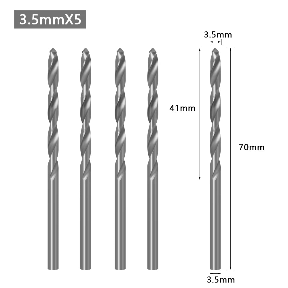 8Mm Shank HSS Woodworking Countersink Router Bit Set Screw Extractor Remon Demolition for Wood Milling Cutter